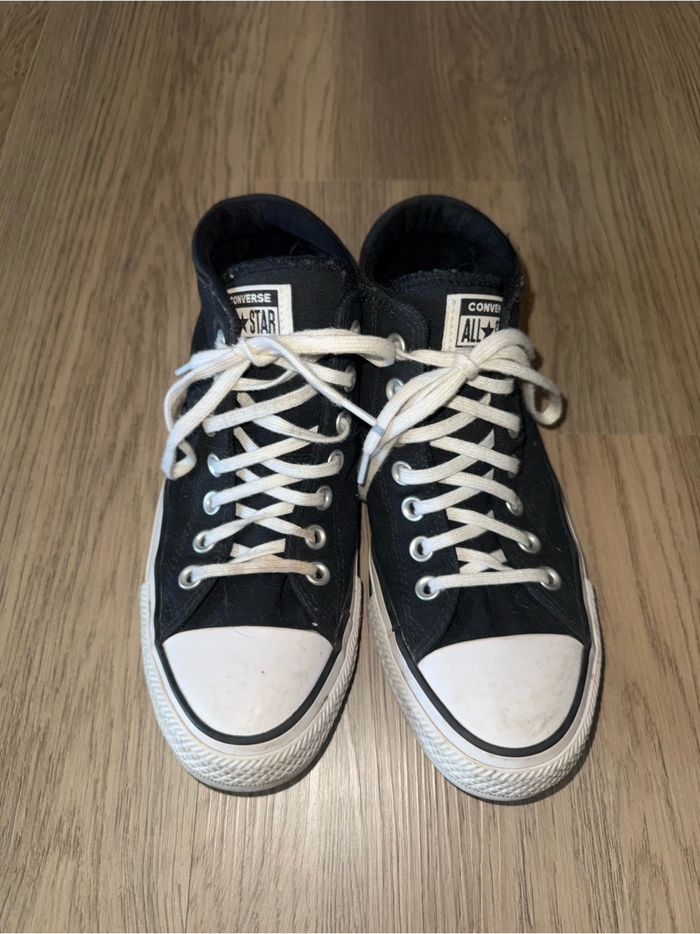 Converse Black and White Low Top Sneakers